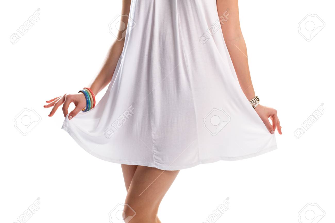 pretty white sundress