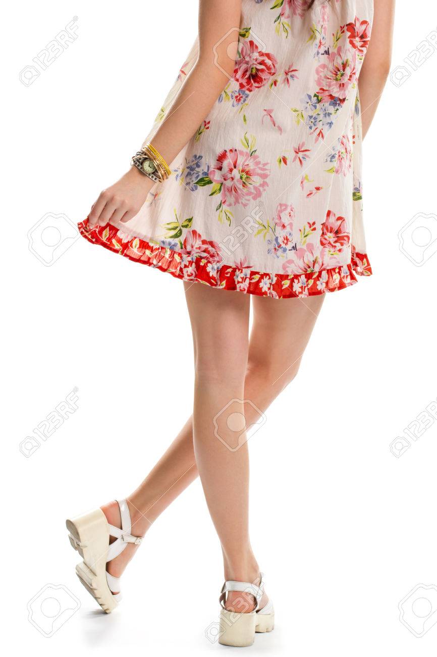 cocktail dress with wedge shoes