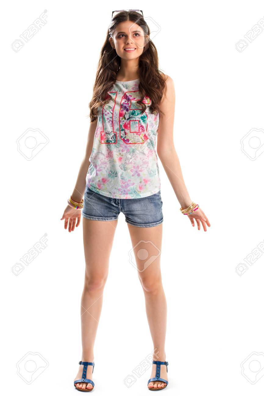 denim shorts with top