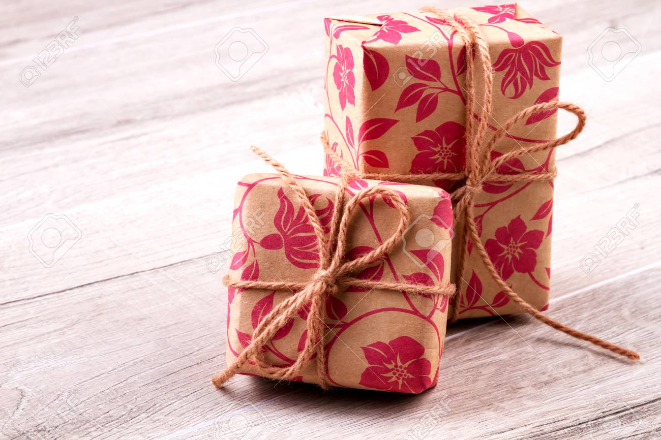 boxes wrapped in gift
