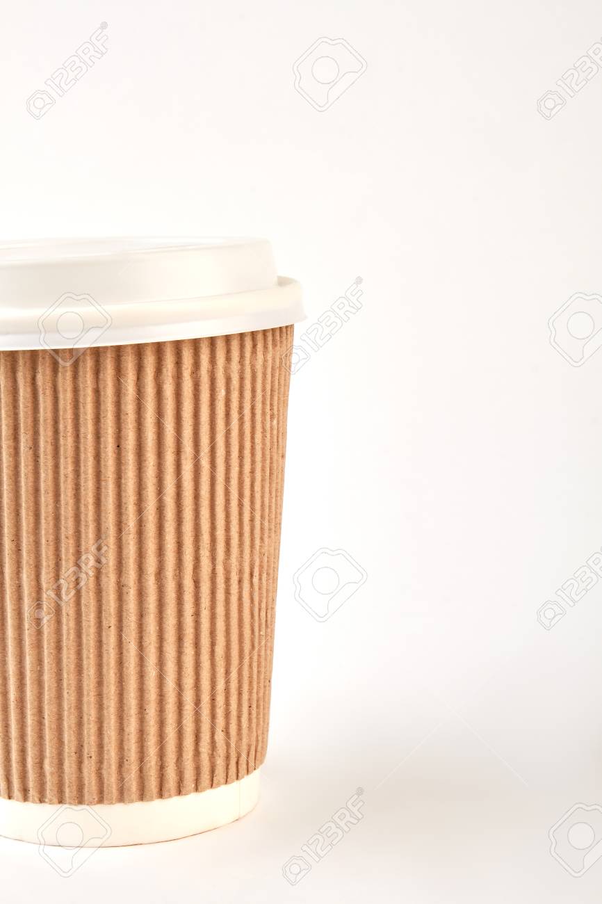 Cropped Picture Of Paper Mug Cardboard Cup Of Hot Coffee Stock Photo Picture And Royalty Free Image Image 80780071