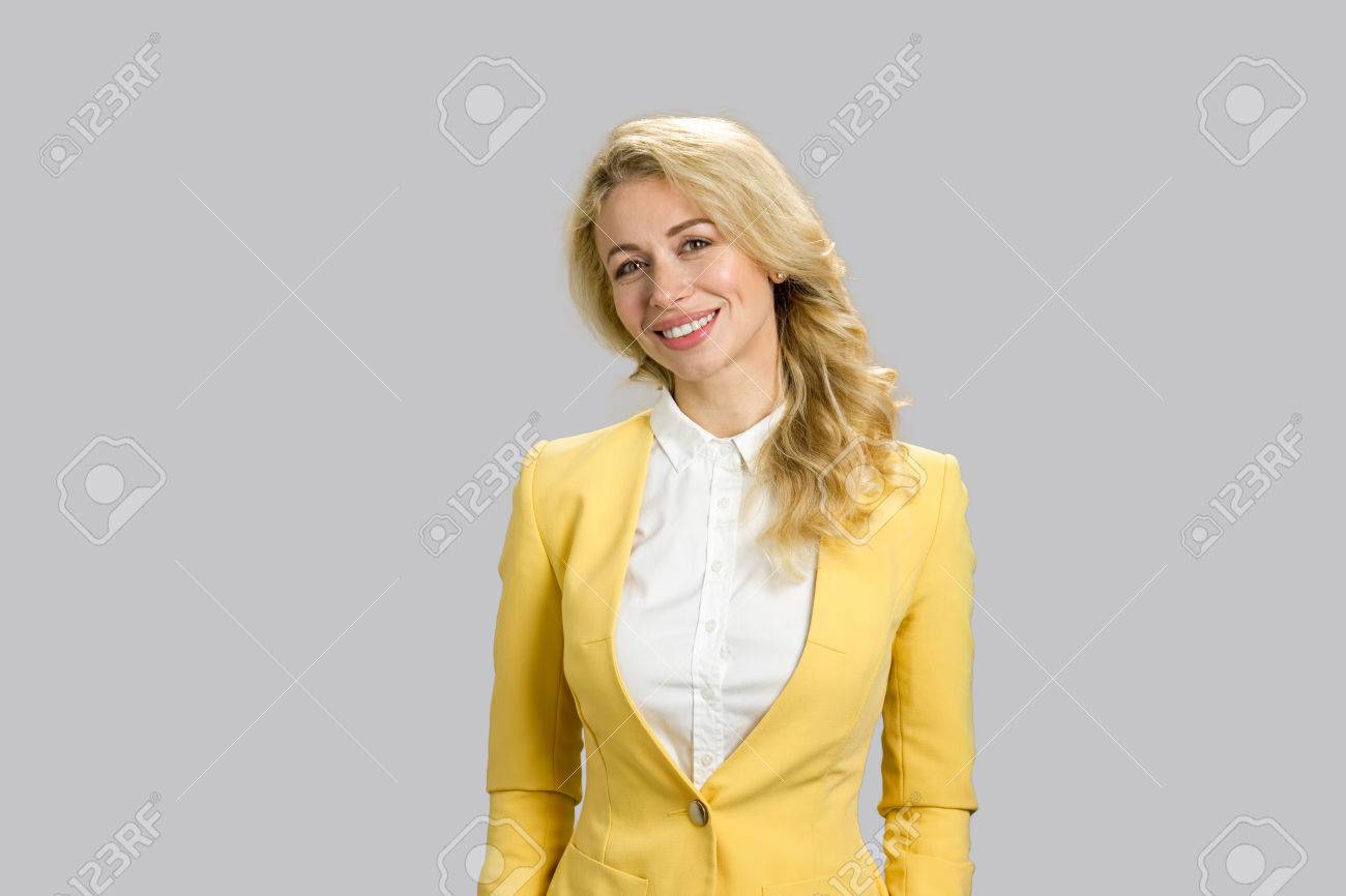 lady in yellow jacket