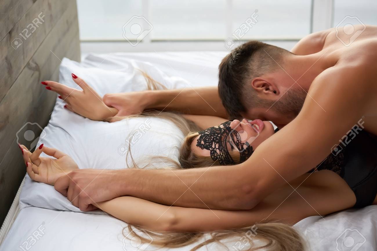 Passionate Couple In Bed. Man And Woman Having Sex Image Hq