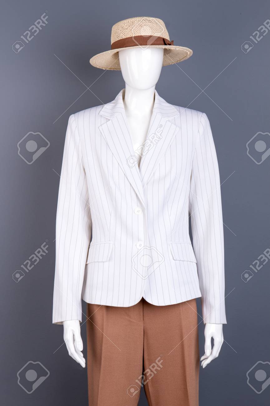 Fahrerfigur beige Jacke mit braunem Hut