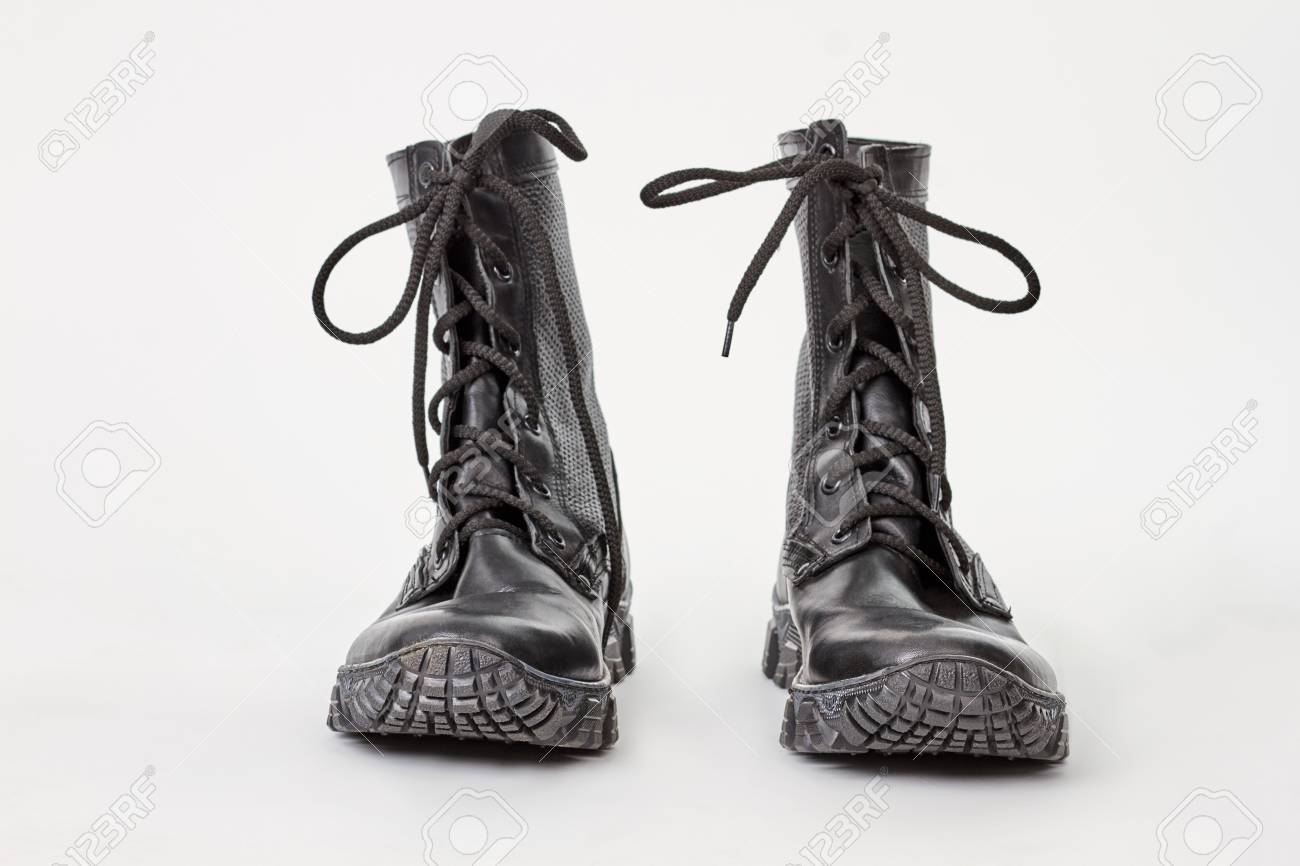 military style combat boots