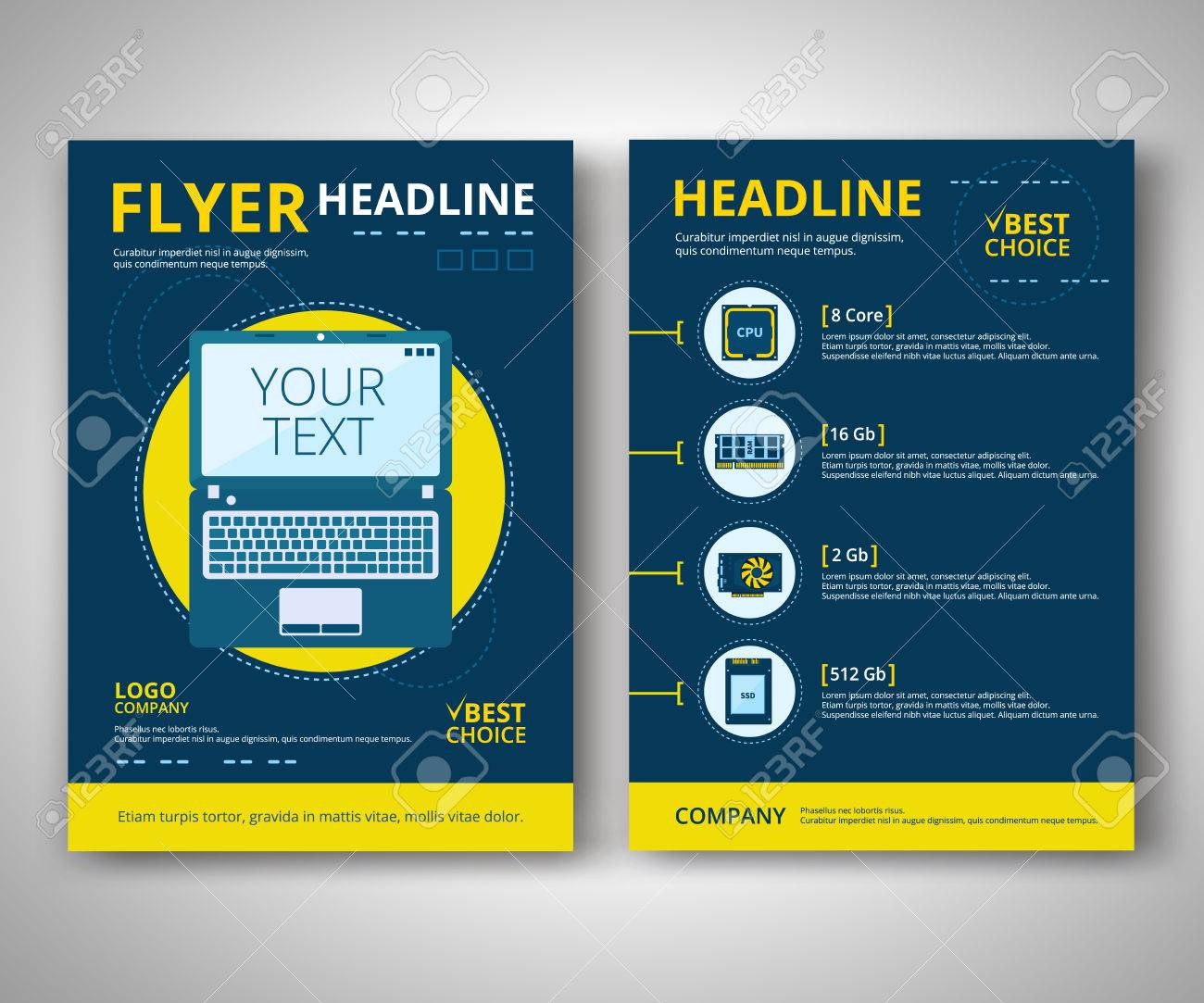 technical brochure template