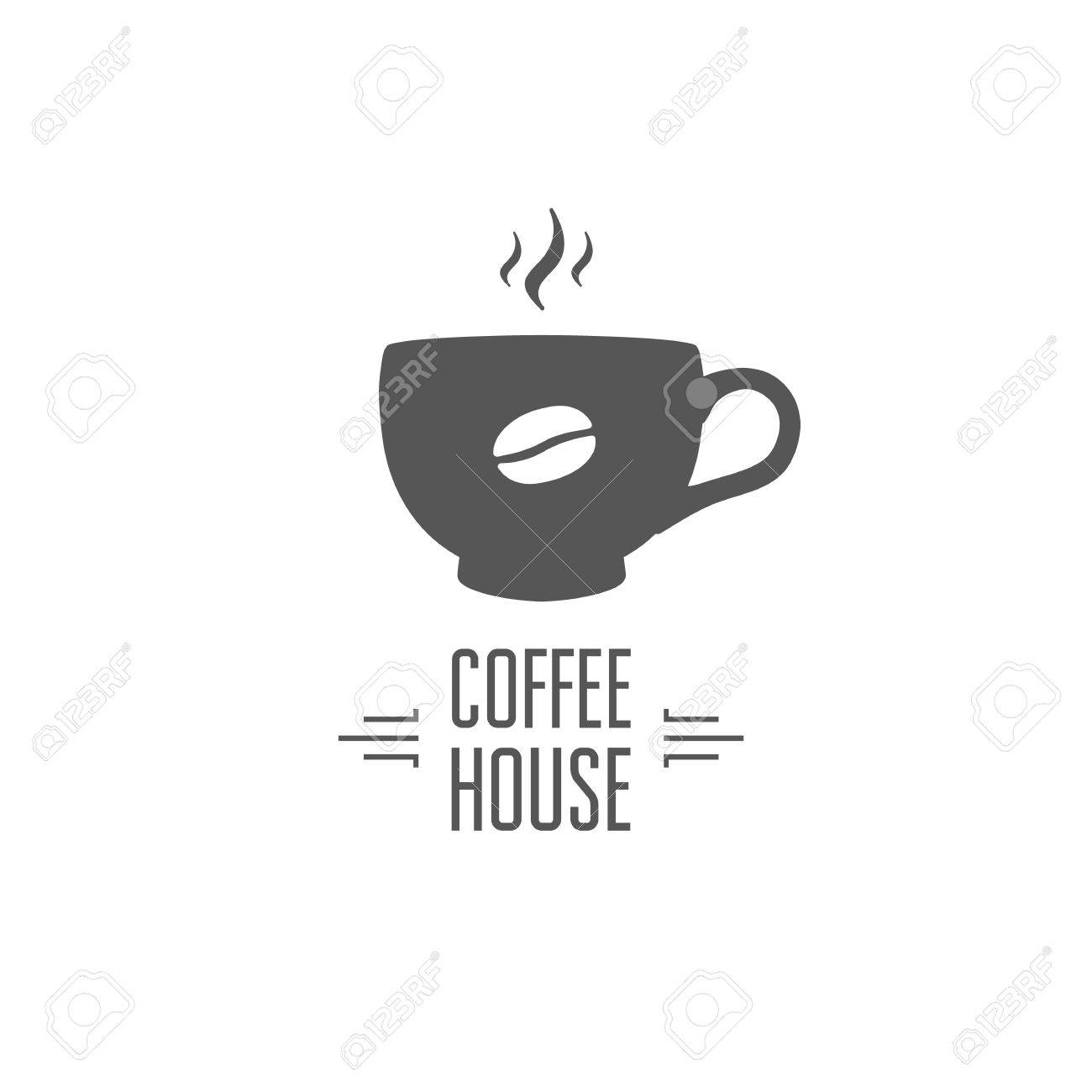 Coffe House Design Stylish Emblem For Cafe Royalty Free Cliparts Vectors And Stock Illustration Image