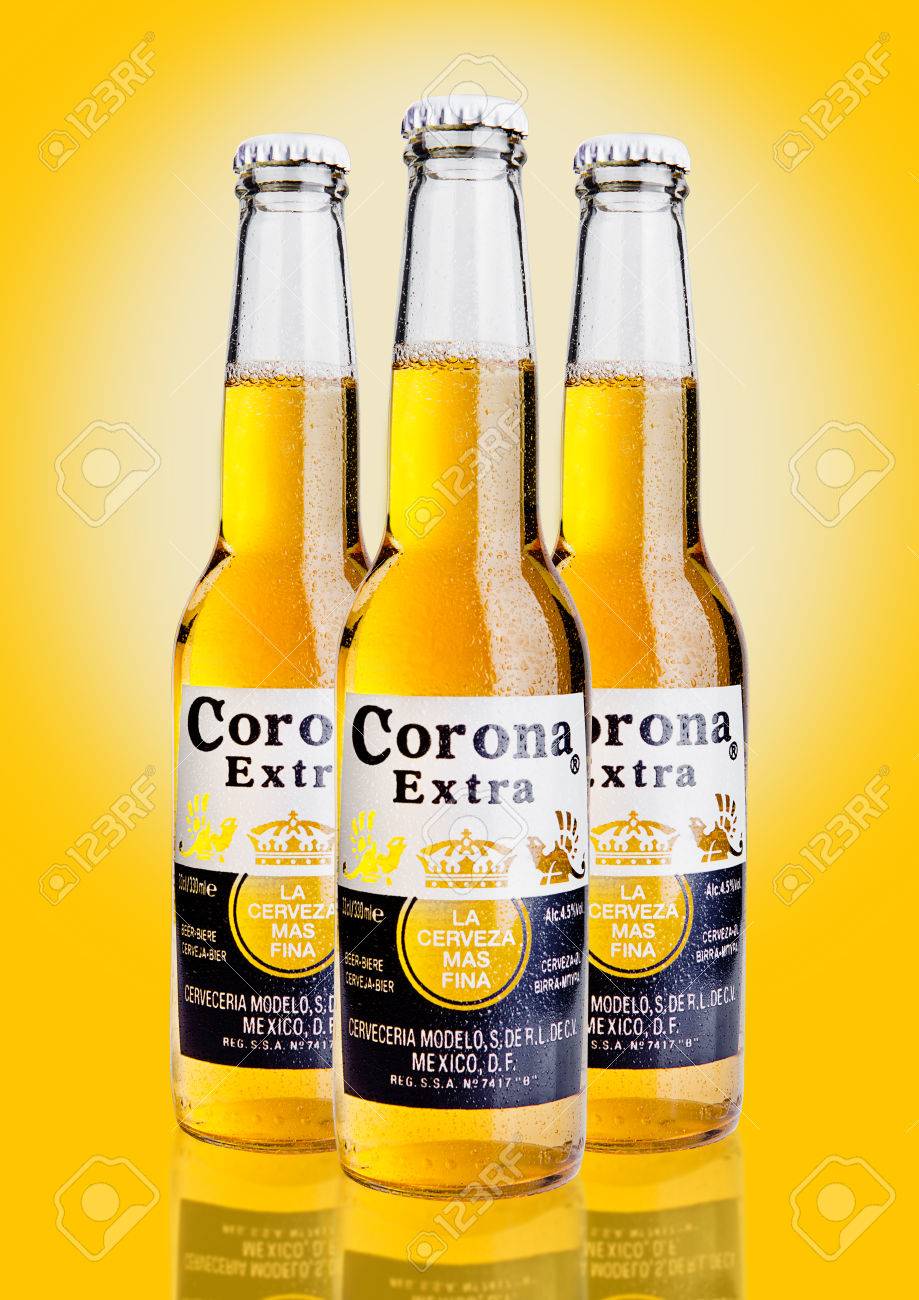 london united kingdom october 23 2016 bottles of corona stock
