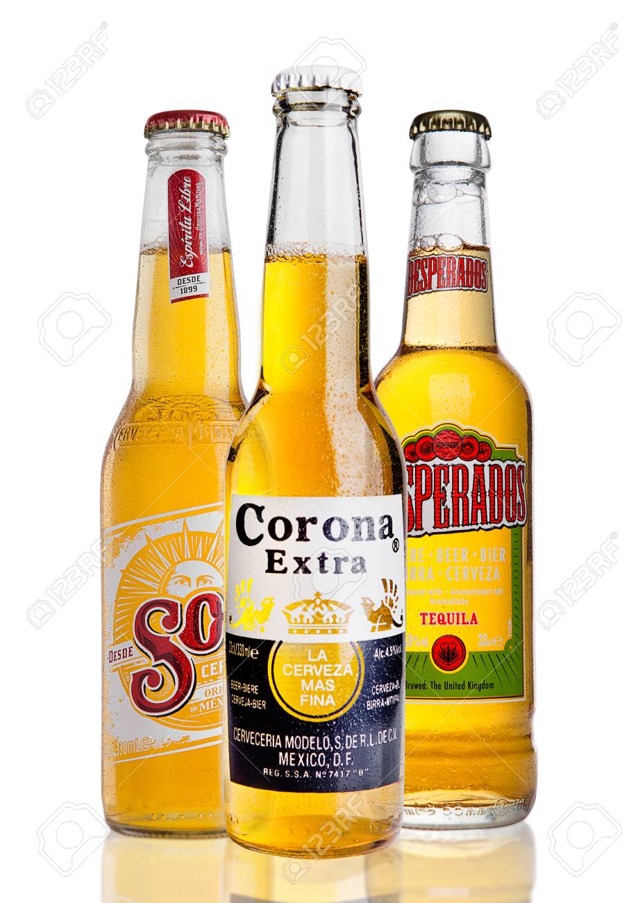 london united kingdom february 26 2017 bottles of corona