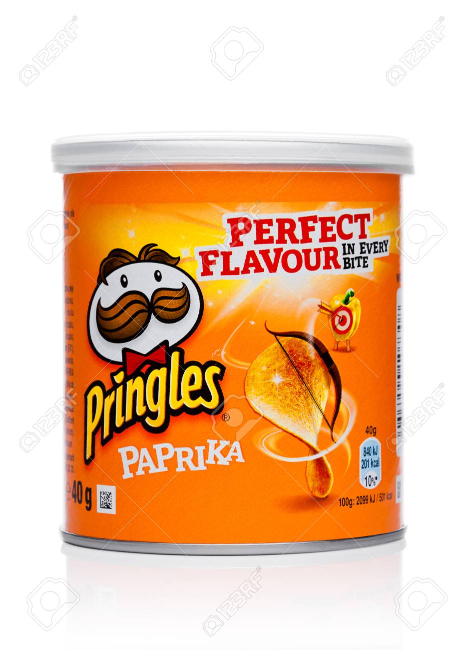 London Uk November 17 17 Pringles Potato Chips Paprica Stock Photo Picture And Royalty Free Image Image
