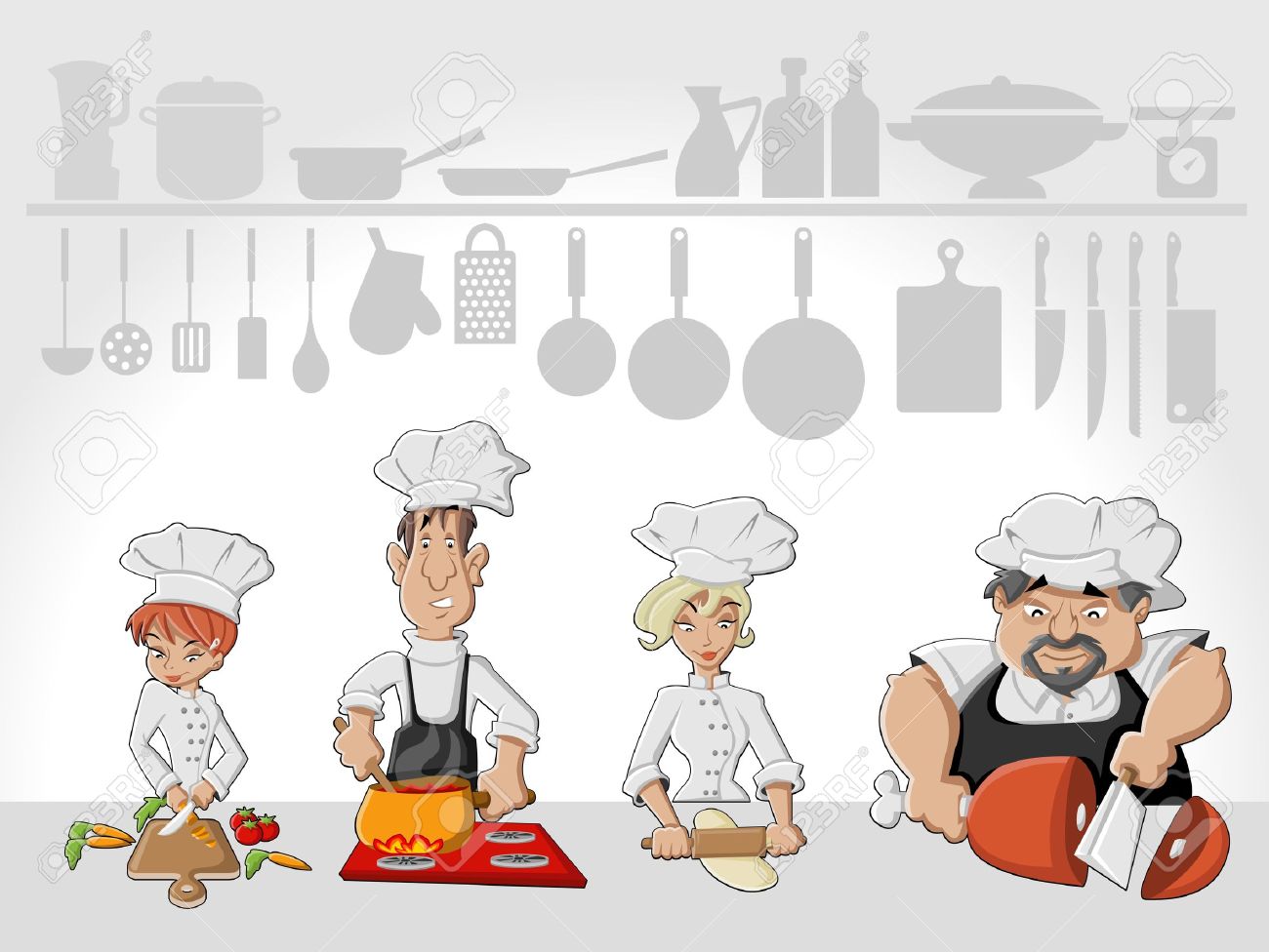 Restaurant Kitchen Illustration chef team cooking delicious meal in restaurant kitchen gourmet Restaurant Kitchen Illustration chef team cooking delicious meal in restaurant kitchen gourmet