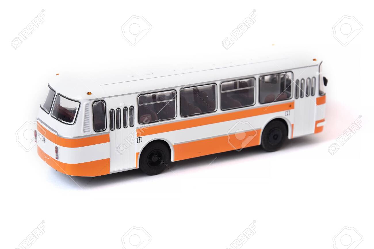 white bus toy