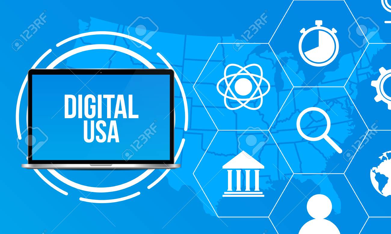 usa map united states of america data graphic visualization united states map infographic