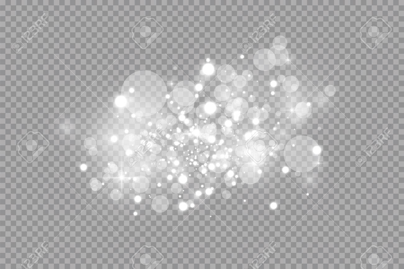 Glow light effect. Vector illustration. Christmas flash dust. White sparks and glitter special light effect. Vector sparkles on transparent background. Sparkling magic dust particles - 144214550 Glow light effect. Vector illustration. Christmas flash dust. White sparks and glitter special light effect. Vector sparkles on transparent background. Sparkling magic dust particles - 144214550