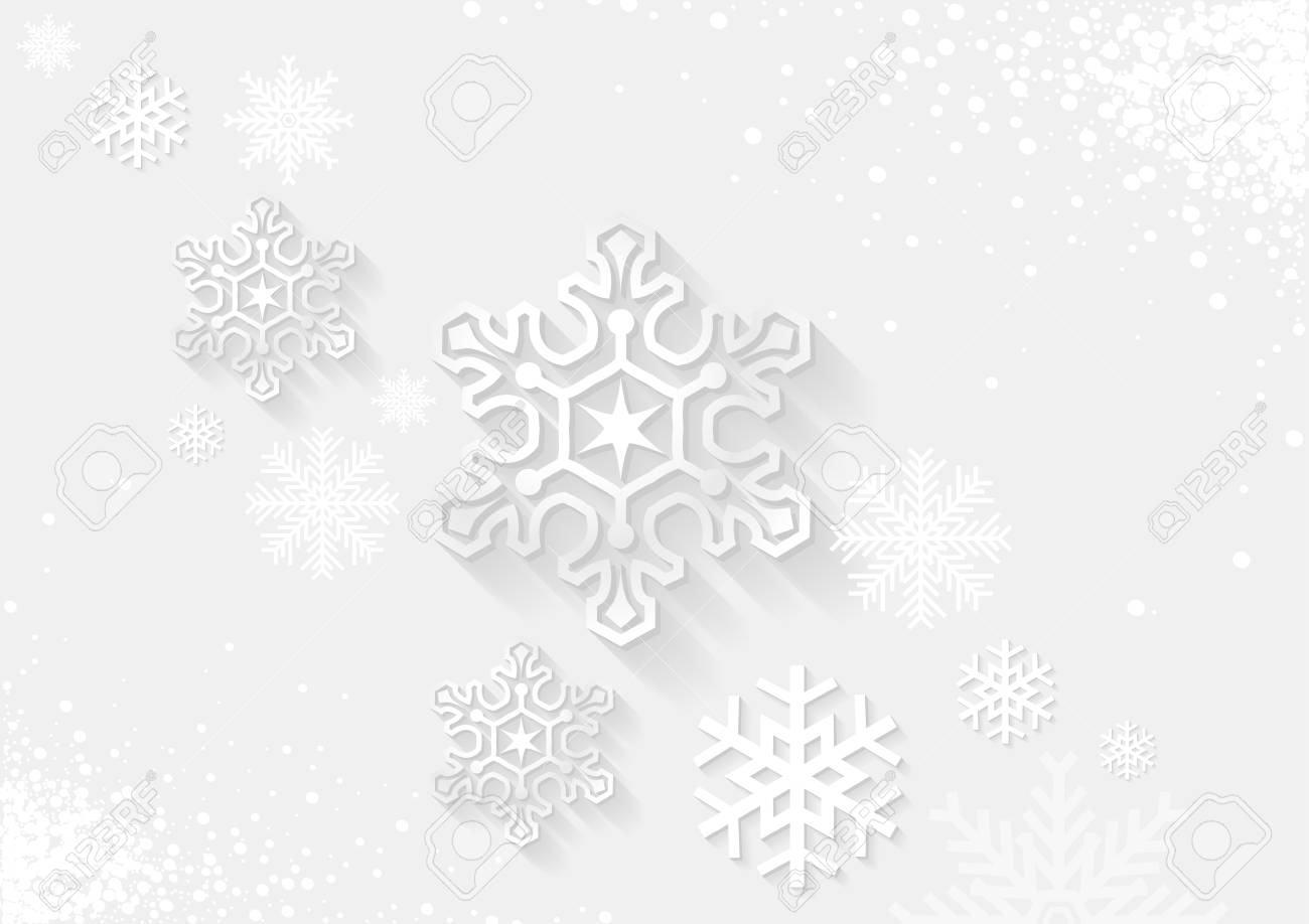 白い雪 背景イラスト ベクターでクリスマスの挨拶のイラスト素材 ベクタ Image