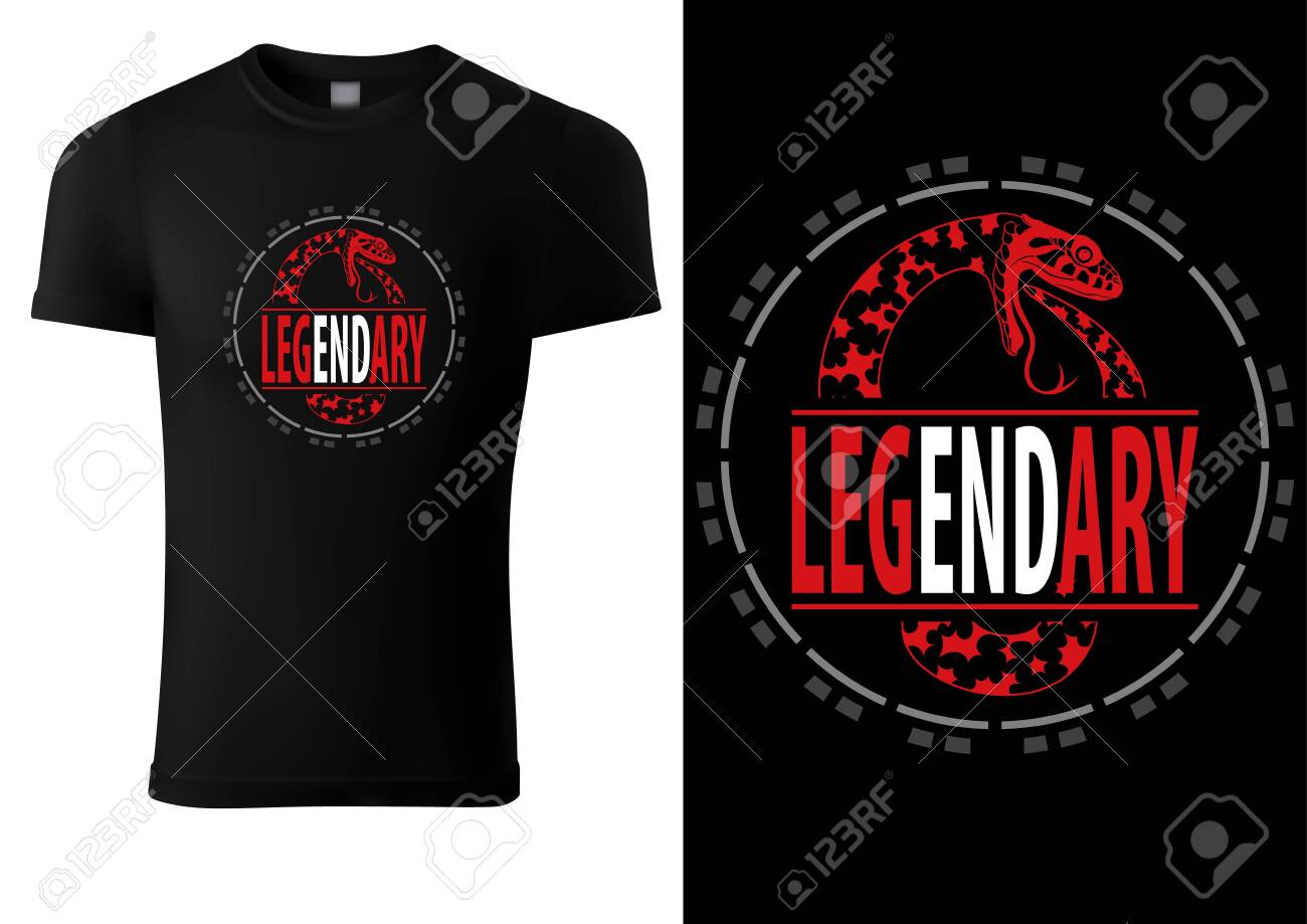 Legendary t shirt design Clearance