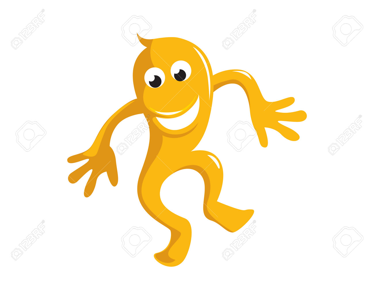 イエローの顔デザインのキャラクター シネマコレクション cinemacollection コンビニおえかきさん フェイス