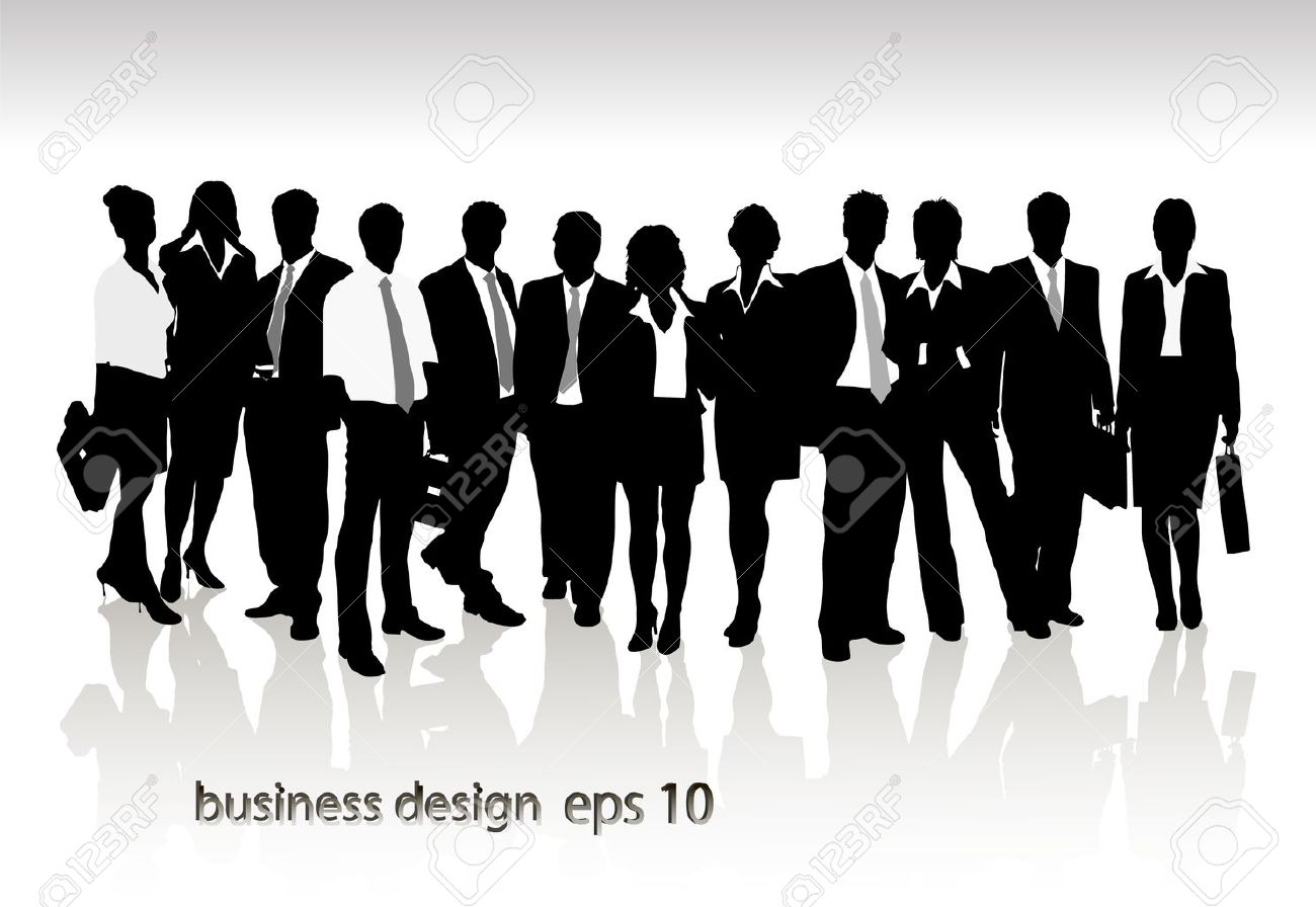 Group Of Business People And Office Royalty Free SVG, Cliparts, Vectors,  And Stock Illustration. Image 14557965.