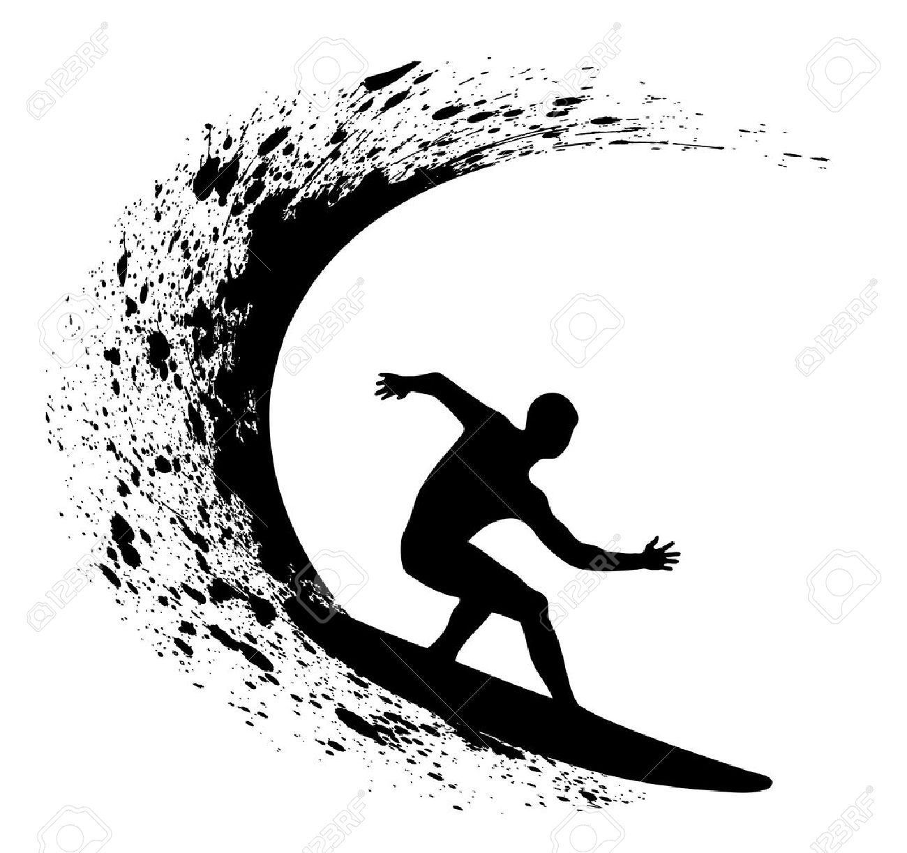 surfer silhouette