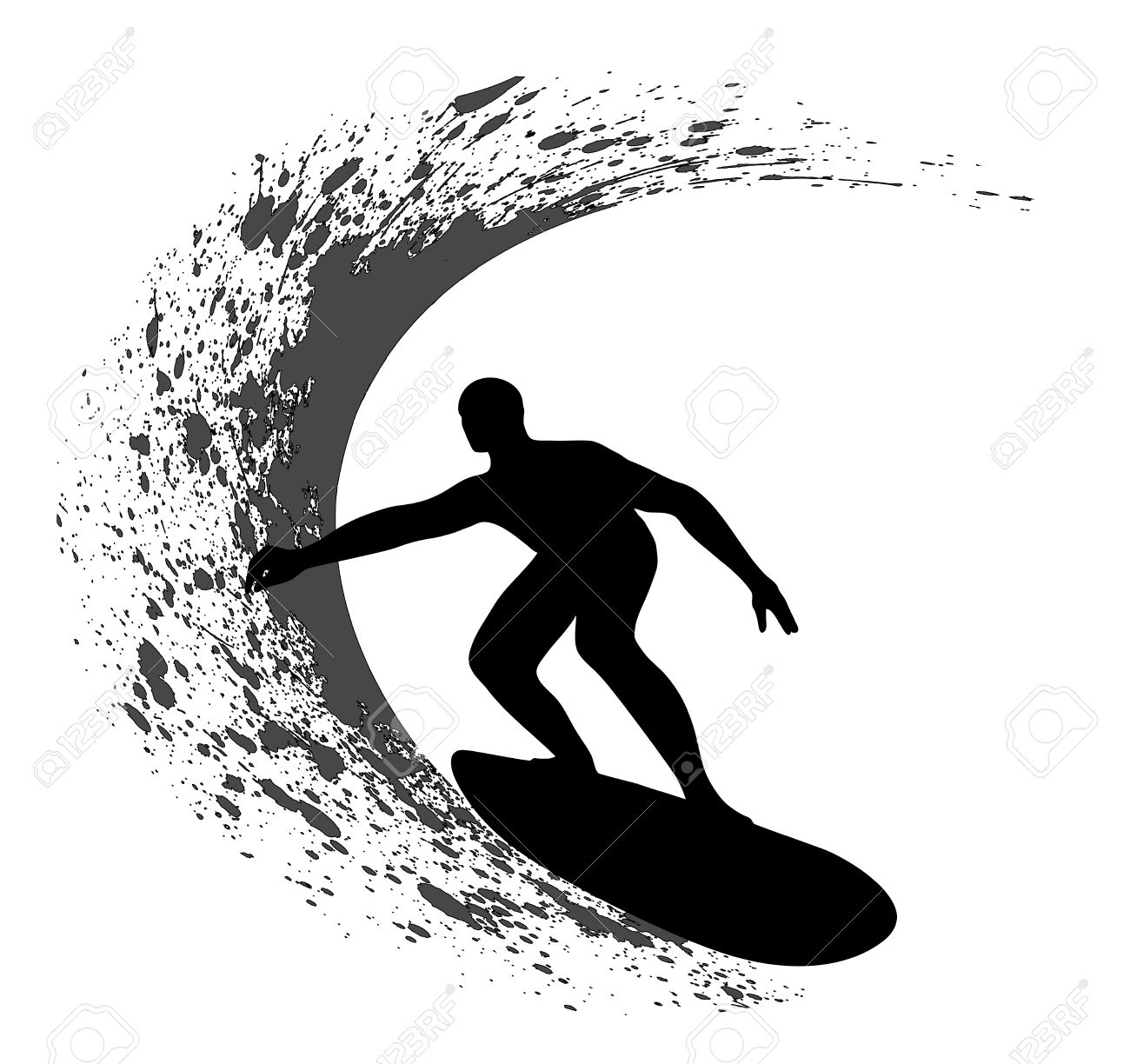 surfer silhouette