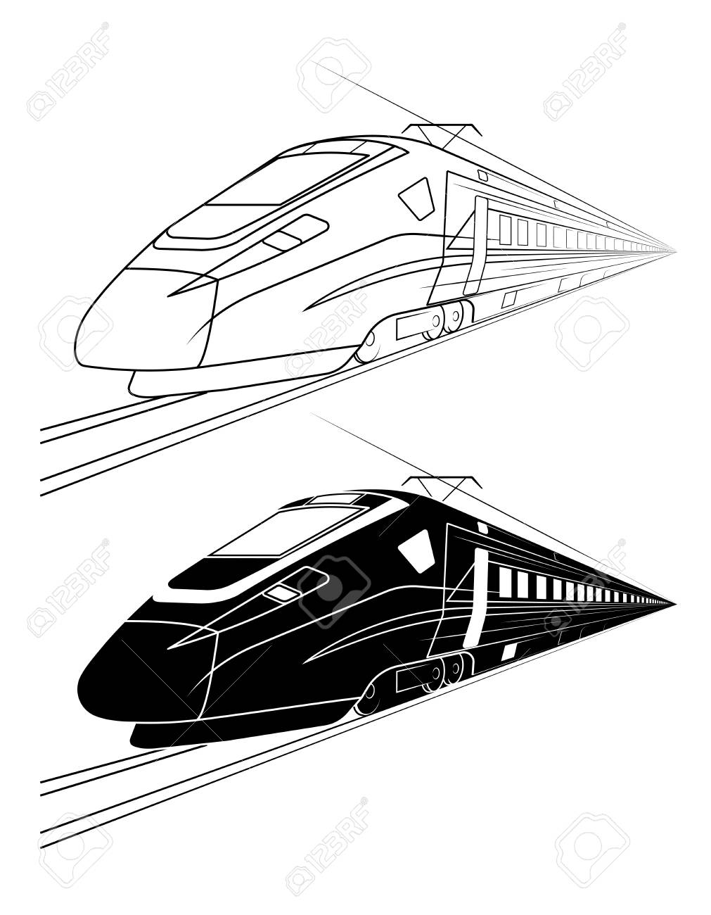 High Speed Train Drawing Speed Stock Illustrations – 542 High Speed Train Drawing Speed Stock Illustrations, Vectors & Clipart - Dreamstime