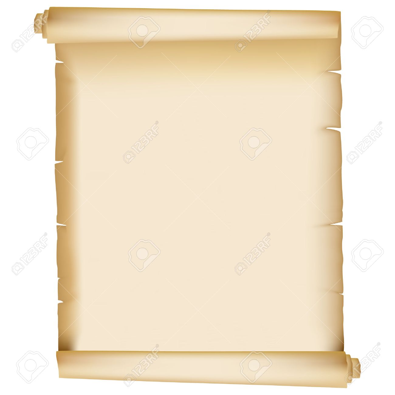 ヴィンテージ紙スクロールのイラスト素材 ベクタ Image