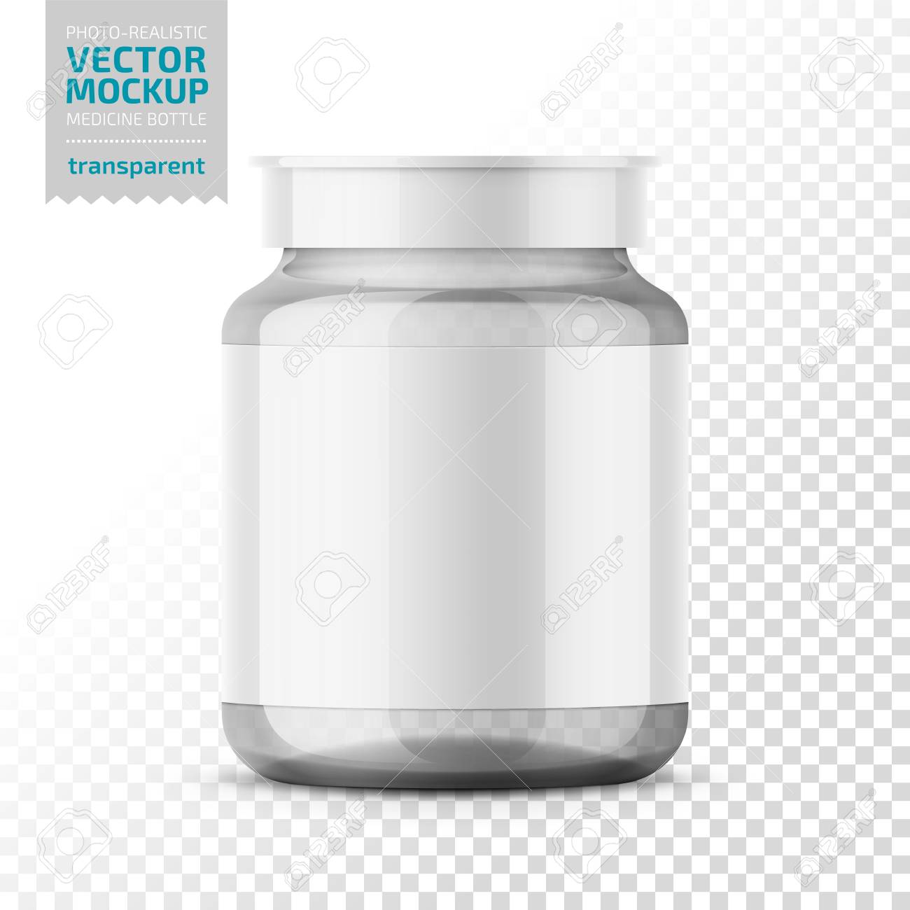 Download Clear Glass Medicine Bottle Template Royalty Free Cliparts Vectors And Stock Illustration Image 104013637