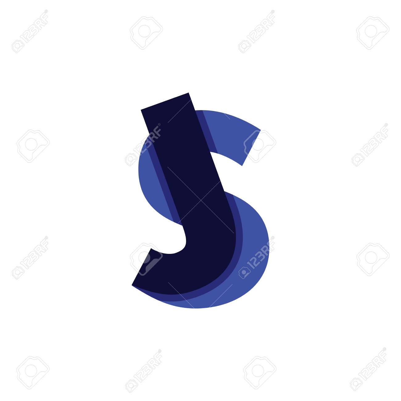 J Y S Letras Enlazadas Juntas De Diseno Ilustraciones Vectoriales Clip Art Vectorizado Libre De Derechos Image