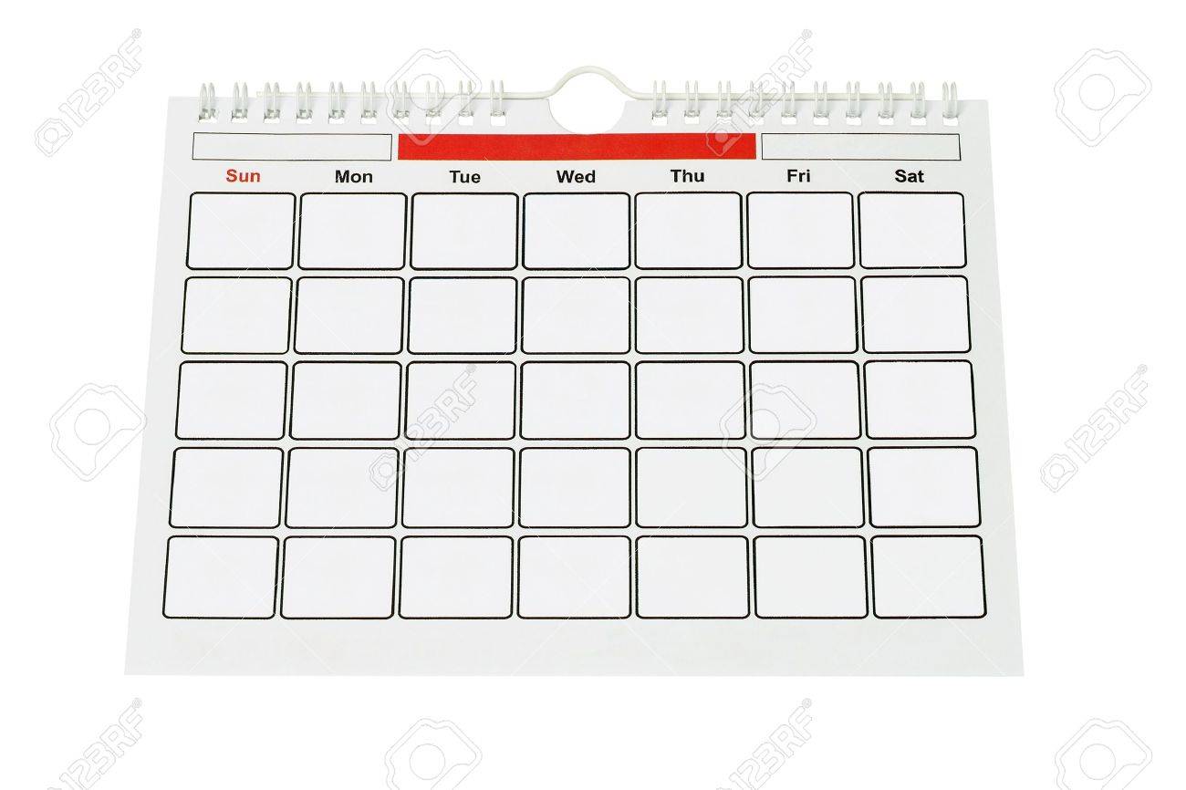 calendar page with blank boxes for year month and dates on white year month calendar