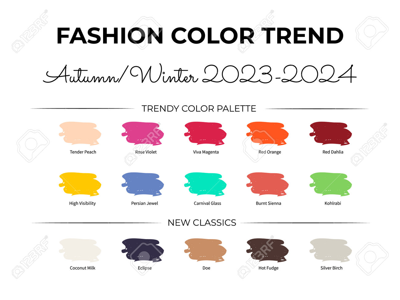 Colores Otoño Colores En Tendencia Invierno 2021 Pantone Color