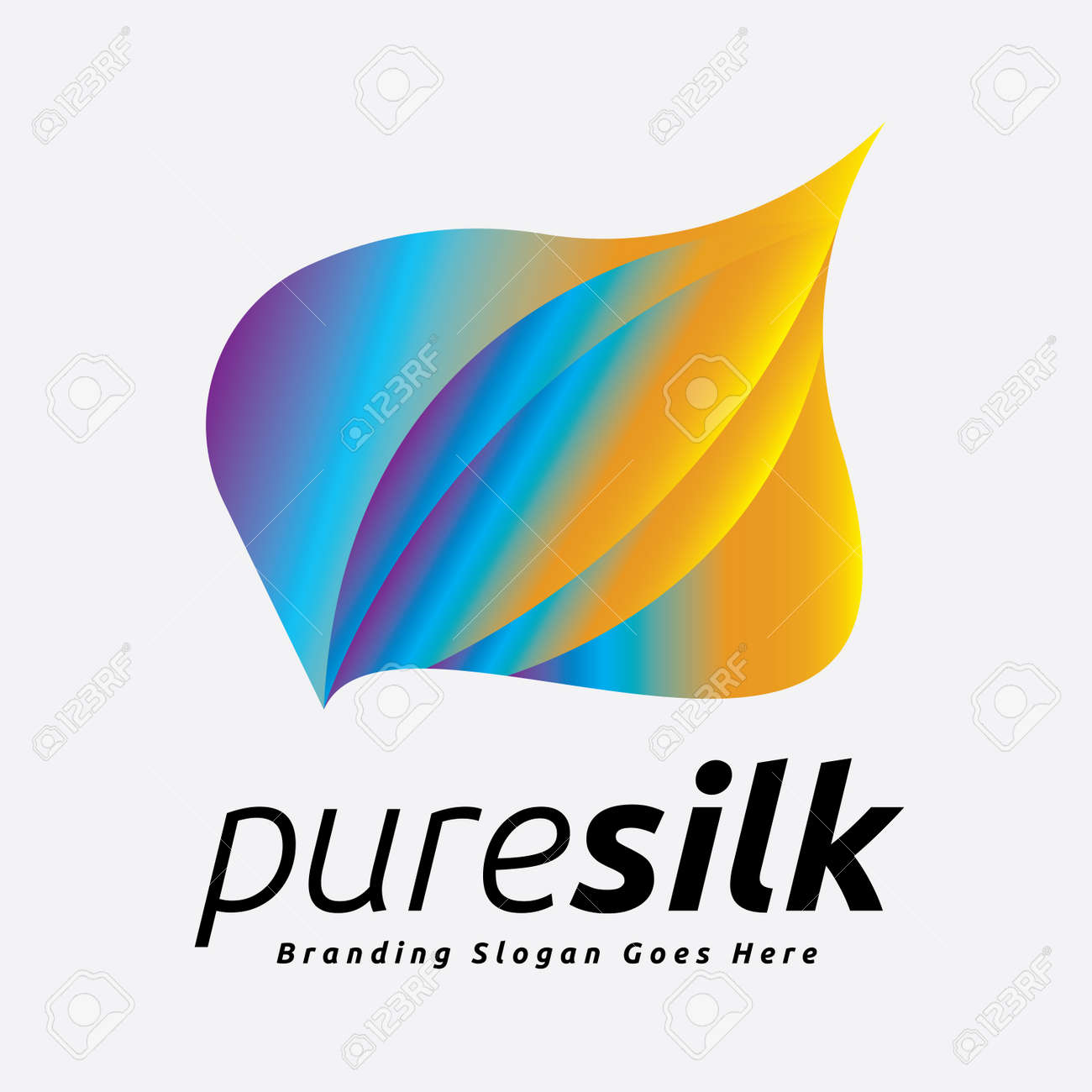 A Unique Logo, Perfect For Soft And Silky Brand, Silky Fabric Products,  Spring Season Leaf, Natural Beauty Spa, Beauty Care, Soft Odor, Smell,  Fragrance Products And For Fashionabl Royalty Free SVG, Cliparts,, image size:1300x1300