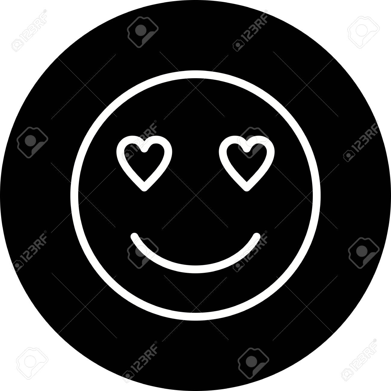 loveitლ(´ڡ`ლ)❣️ great Love emoji, smile vector icon 40160030 Vector Art at