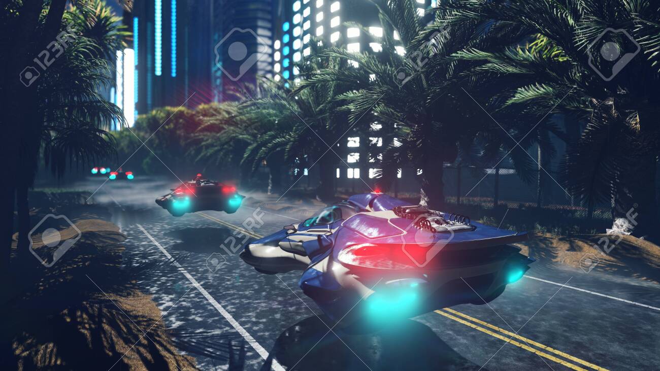 futuristic city driving games