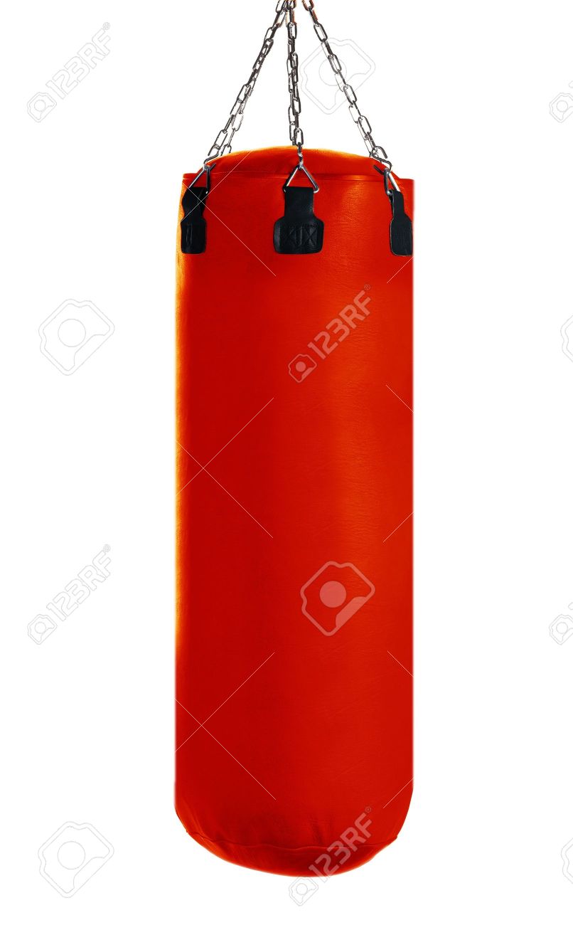 Punching bag red Clearance