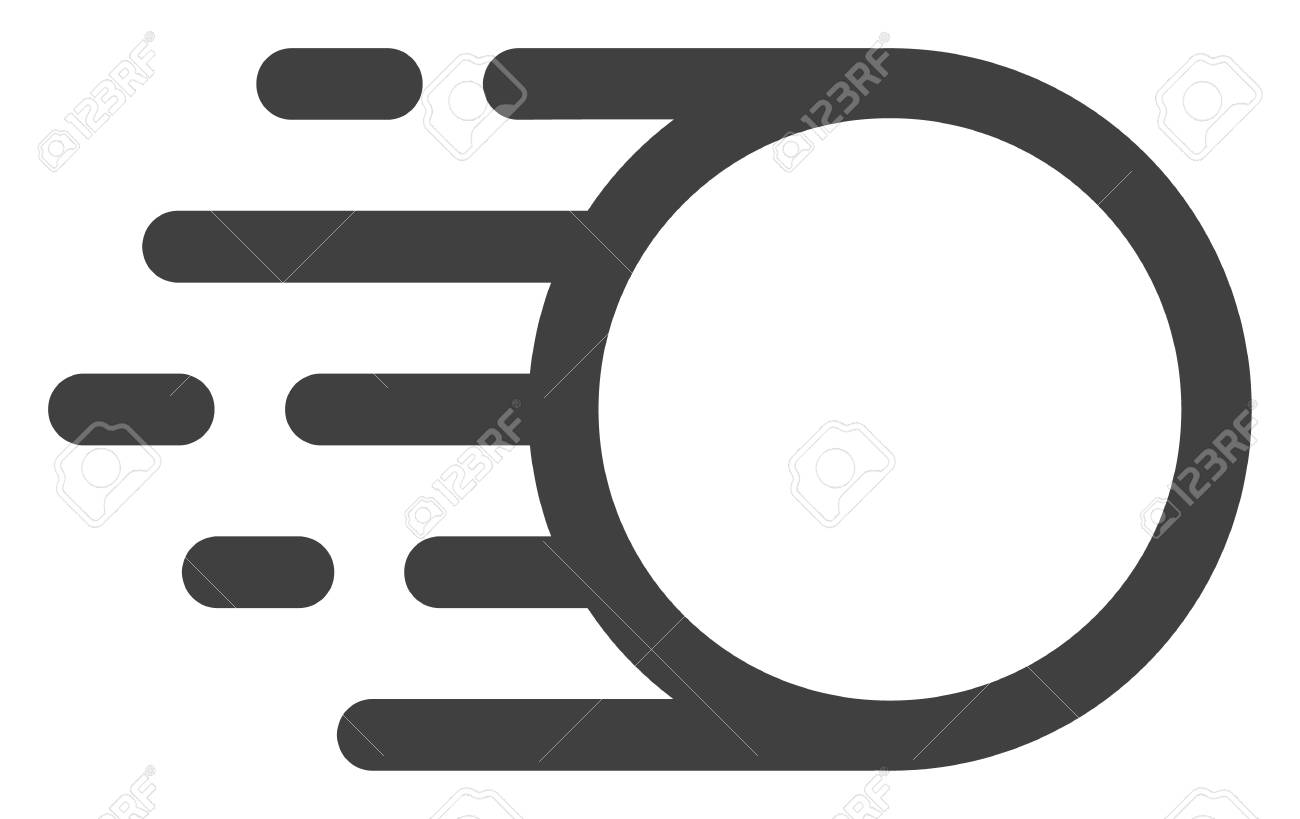 Light Motion Icon With Fast Speed Effect. Vector Illustration Designed For  Modern Abstract With Symbols Of Speed, Rush, Progress, Energy. Fast Light Motion  Movement Symbol On A White Background. Royalty Free SVG,