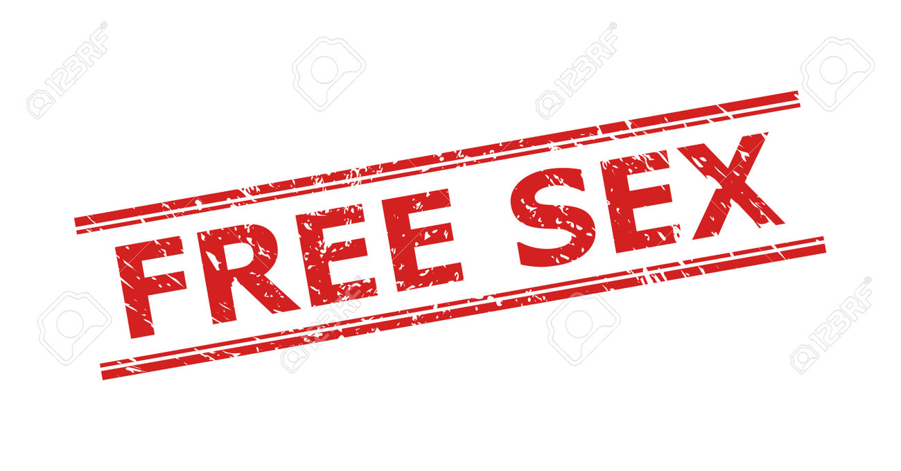 A red seal proudly proclaiming free sex