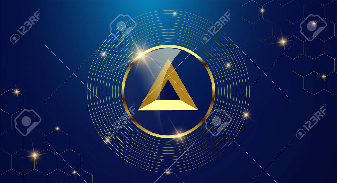 Token Cryptocurrency Token De Atención Básica (BAT), Símbolo De Moneda De  Oro En Círculo De Oro Brillante. Fotos, retratos, imágenes y fotografía de  archivo libres de derecho. Image 180035573
