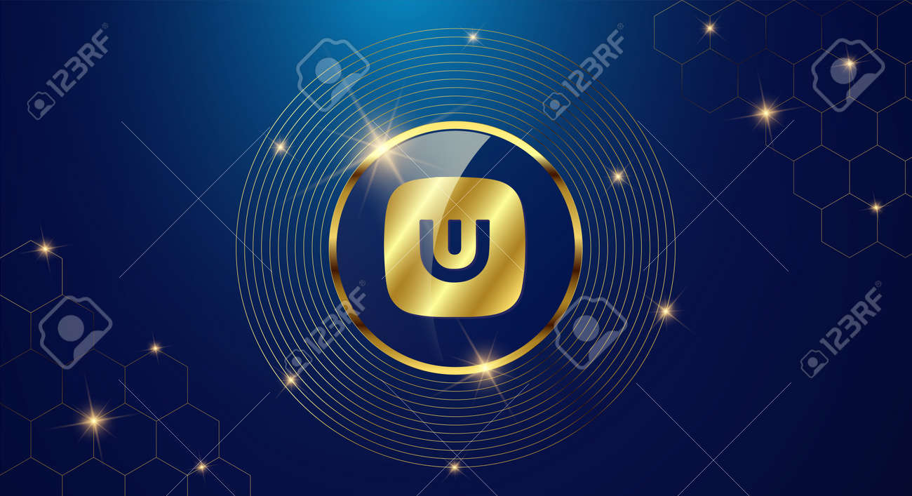 Criptomoneda Token Ultra ( UOS ), Símbolo De Moneda De Oro En Círculo De  Oro Brillante. Fotos, retratos, imágenes y fotografía de archivo libres de  derecho. Image 180035608