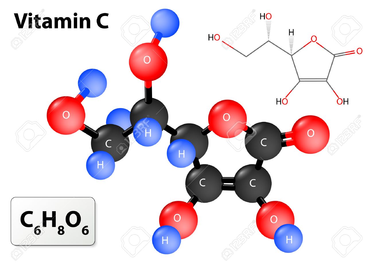 vitamin c model of vitamin c molecule vitamin c molecular