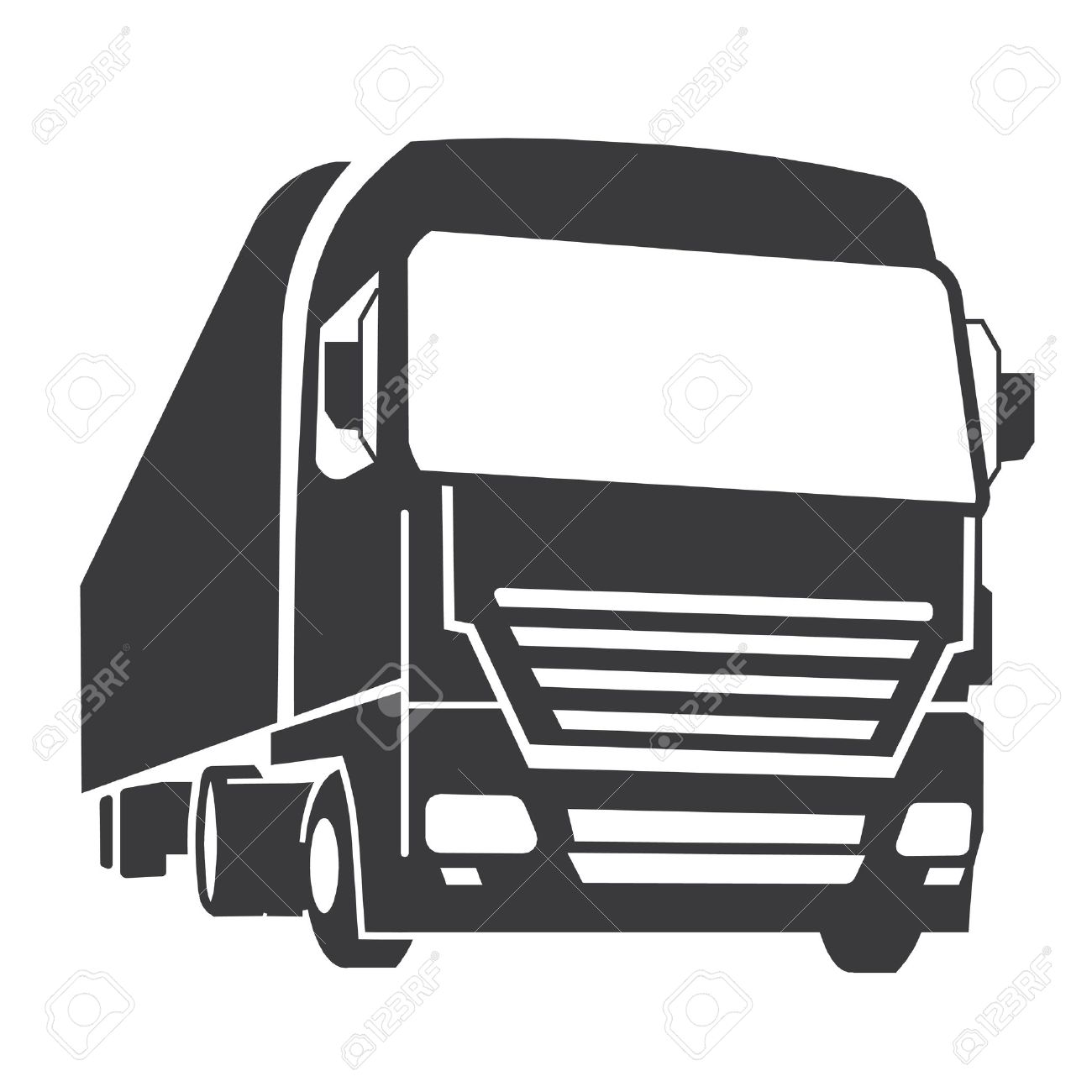 truck icon royalty free cliparts vectors and stock illustration