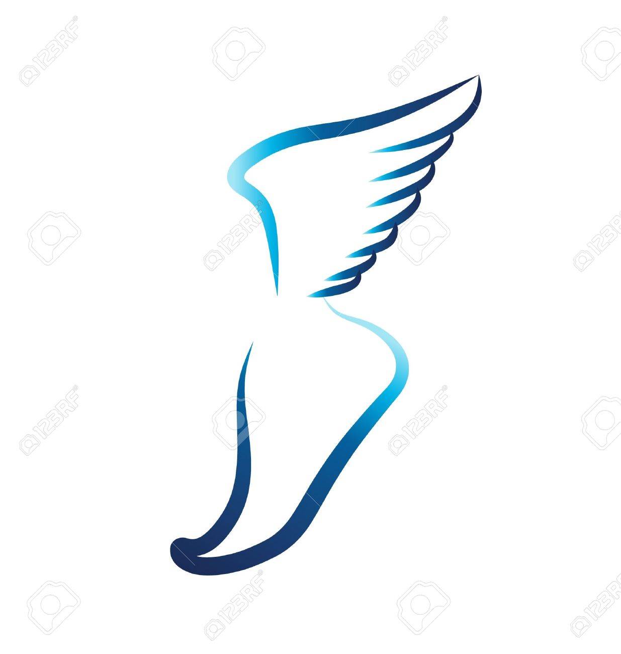 Fliegende Fuss Lizenzfrei Nutzbare Vektorgrafiken Clip Arts Illustrationen Image 16052367