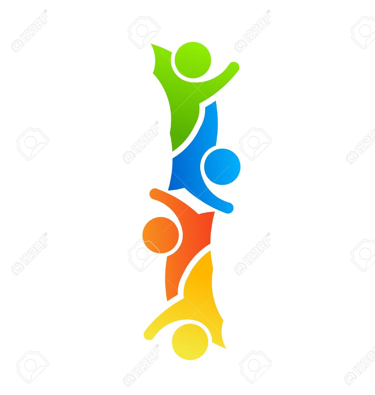 alphabet teamwork letter i royalty free cliparts vectors and stock letter i