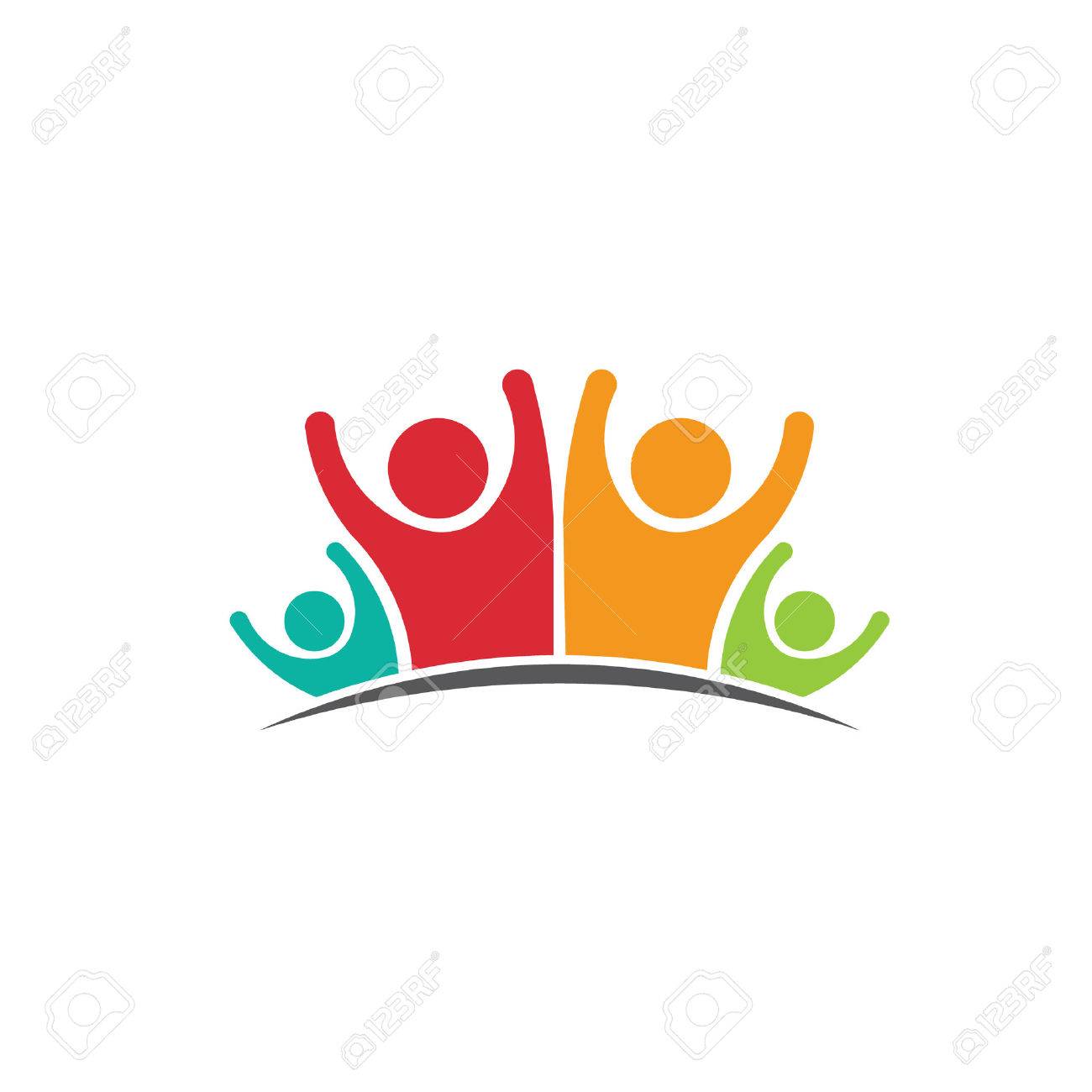 Family of Four members image Concept of parentage, happiness, dynasty - 28973322 Family of Four members image Concept of parentage, happiness, dynasty - 28973322