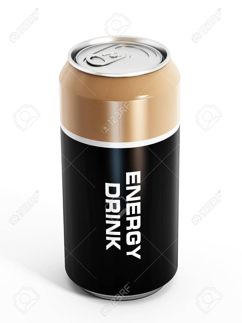Energy drink can isolated on white background. - 35104788 Energy drink can isolated on white background. - 35104788