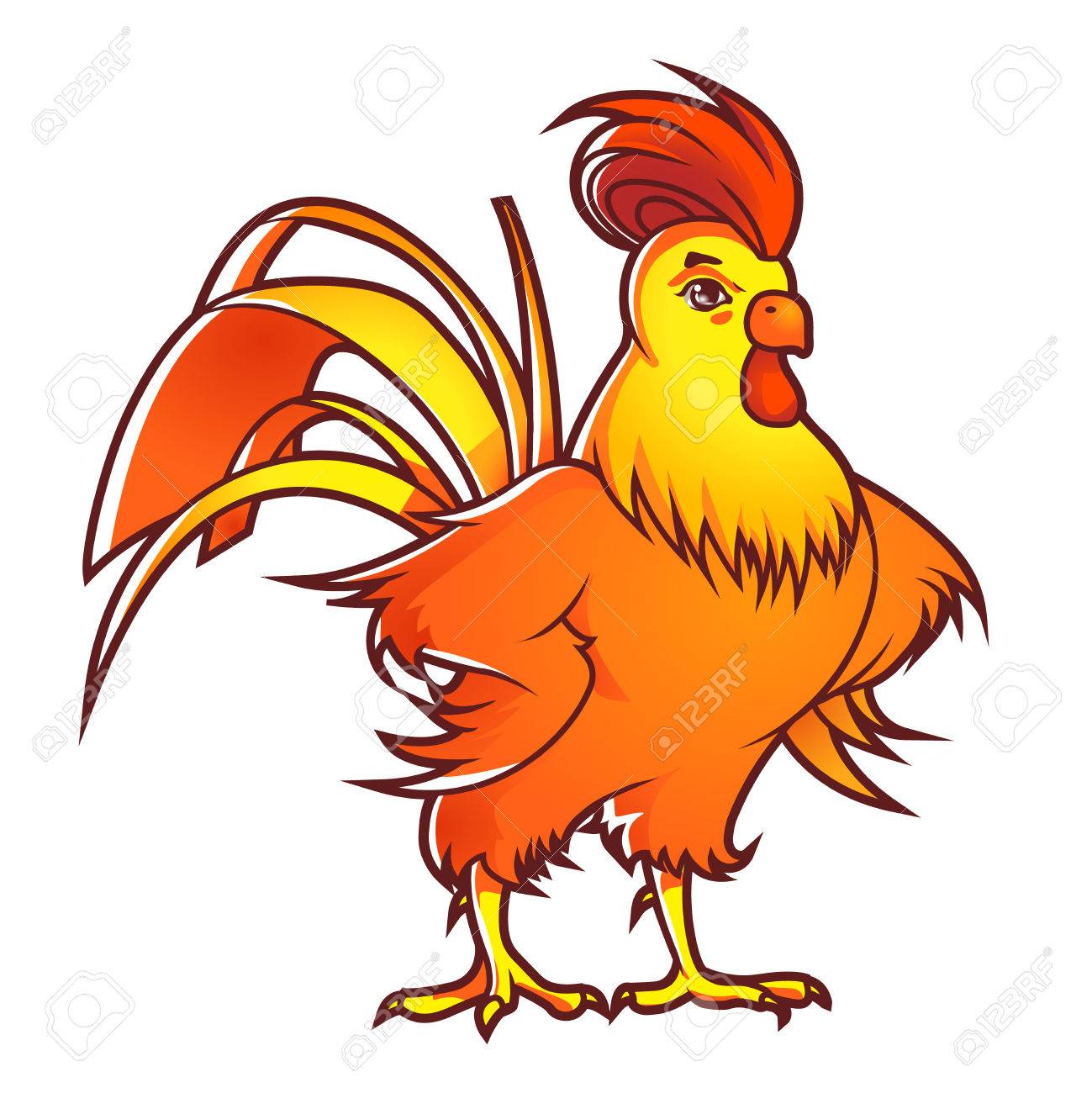 酉のカラー イラスト 12 中国の動物干支の一つ 漫画のスタイルで白背景のイラスト のイラスト素材 ベクタ Image 酉のカラー イラスト 12 中国の動物干支の一つ 漫画のスタイルで白背景のイラスト のイラスト素材 ベクタ Image