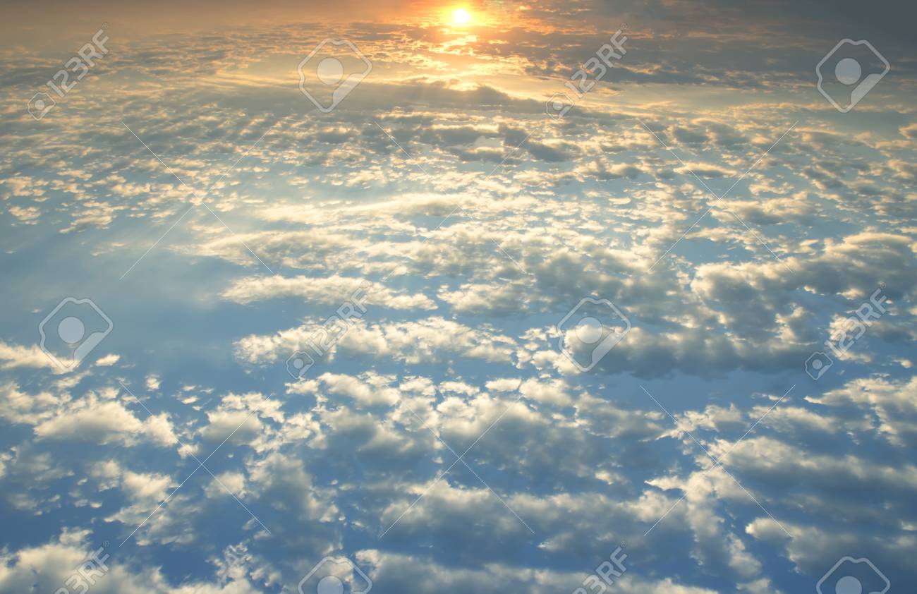 Sky Clouds Background The Vast Sky Sun Stock Photo Picture And Royalty Free Image Image