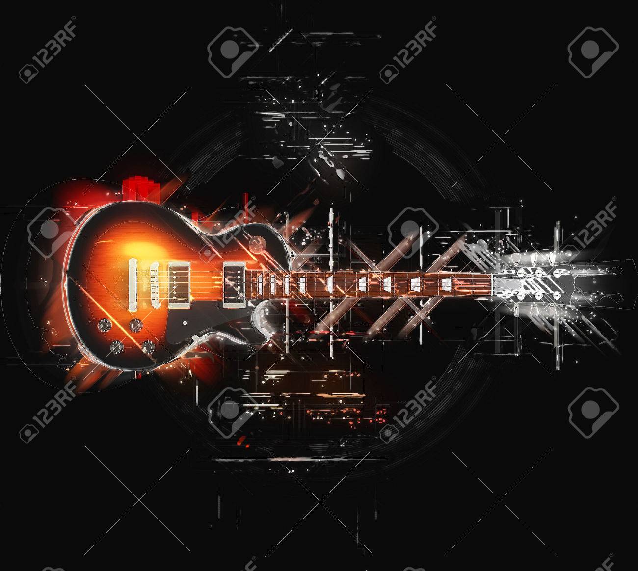 Hard Rock Guitar Abstract Illustration Stock Photo Picture And Royalty Free Image Image Hard Rock Guitar Abstract Illustration Stock Photo Picture And Royalty Free Image Image