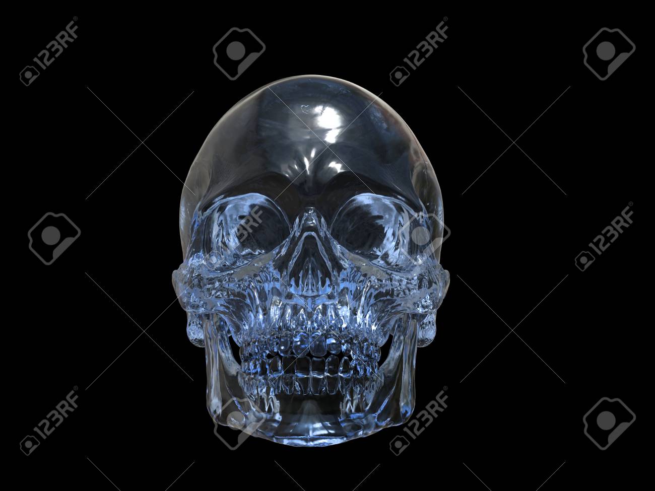 クリスタルスカル 天然水晶 クリスタルスカル 99g (水晶髑髏)｜天然石