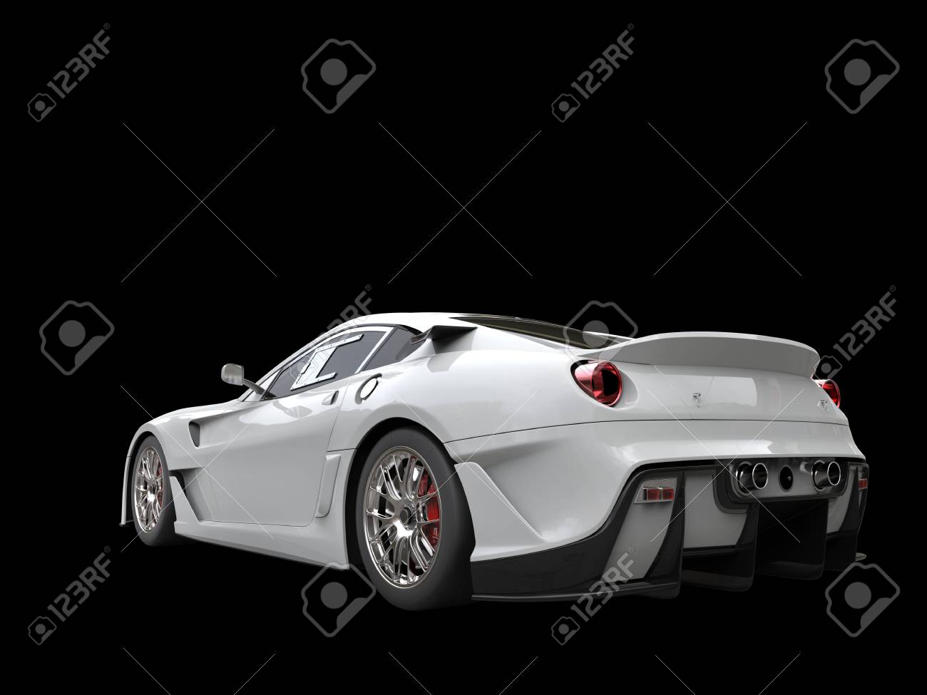 きれいな白いモダンな都市スポーツ車 テールビュー の写真素材 画像素材 Image きれいな白いモダンな都市スポーツ車 テールビュー の写真素材 画像素材 Image
