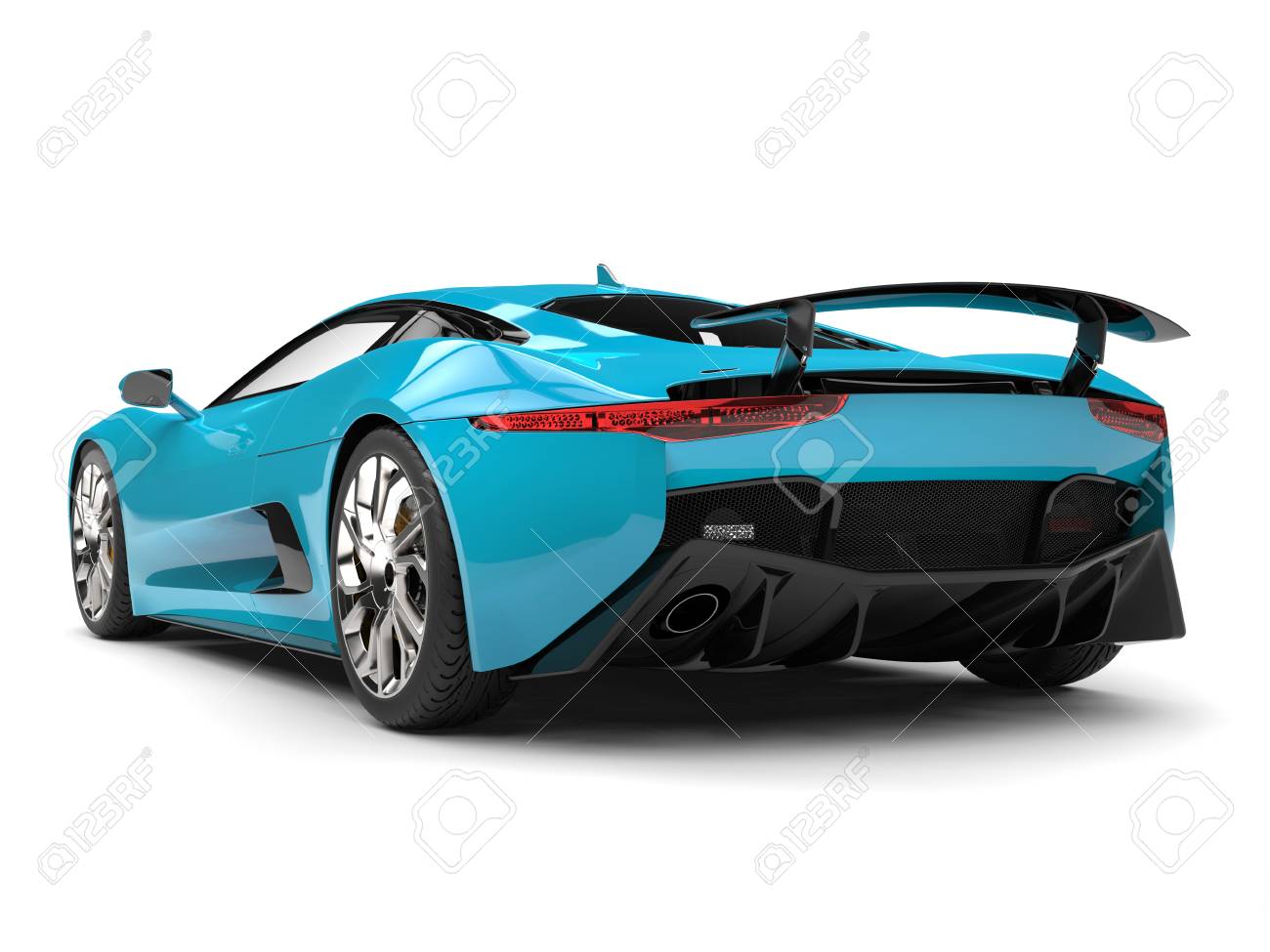 Dark Turquoise Sports Car Dark Turquoise Sports Car